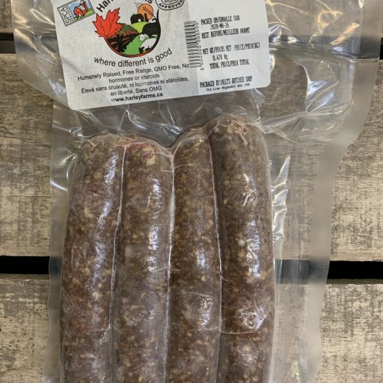 Beef Sausage - Honey Garlic - Grass-fed